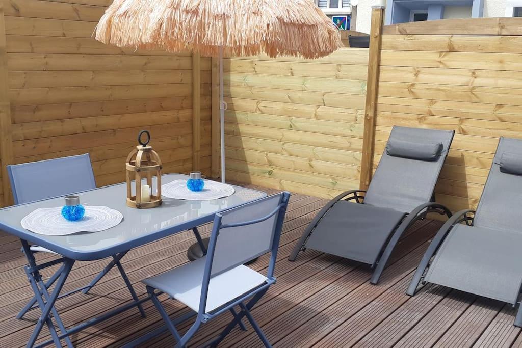 "La Mer Boheme", Patio, Parking Prive, 8 Mn Plage Le Portel Exteriör bild